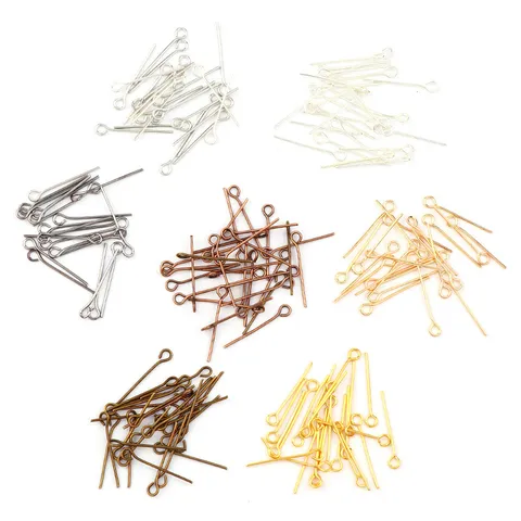 Épingles à Œillet en Métal DIY Fabrication de Bijoux Accessoires Connecteurs de Broches Métalliques Pour Artisanat de Perles