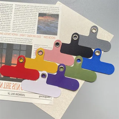 Universal Mobile Phone Lanyard Patch Fabric Anti Loss Tether Tab Eyelet Replacement Phone Case Hanging Accessories