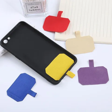 Patch de Sangle de Téléphone Universel PVC Languette Anti-Perte Accessoire de Fixation pour Coque