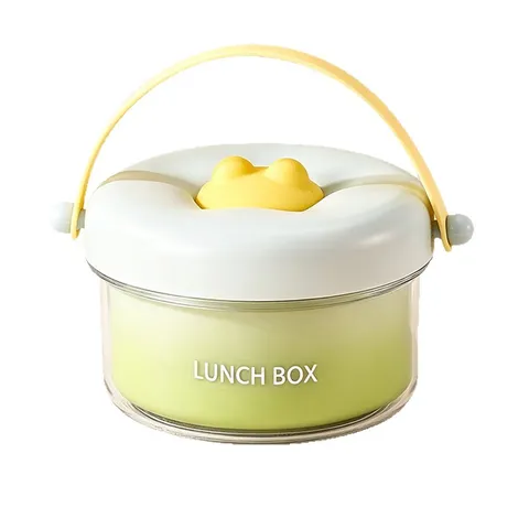 Boîte à Déjeuner en Céramique Portable Étanche Boîte Bento Avec Poignée Récipient de Stockage de Nourriture Isolé Pour Bureau École