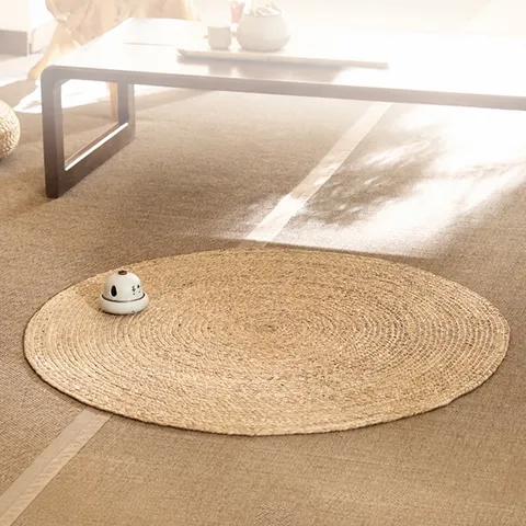 Natural Corn Husk Woven Round Cushion Handmade Straw Floor Mat Korean Style Home Decor Tatami Seat Cushion