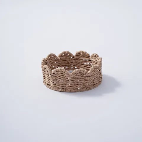 Handmade Woven Water Hyacinth Grass Plant Pot Cover Pastoral Style Storage Basket Home Decor