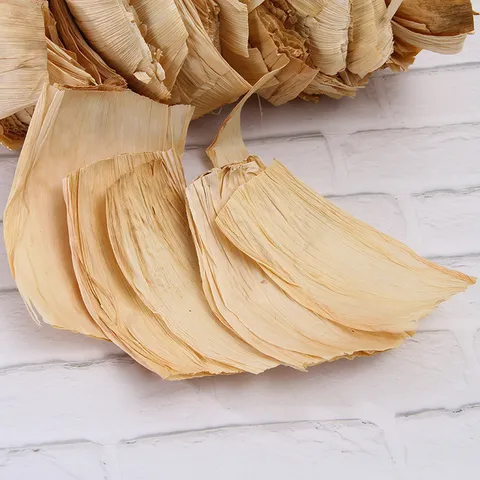 Natürliche Maisstroh Getrocknete Maisblätter Dampfgarer Tuch DIY Handgewebt Weben Material Naturpflanze Handwerk Zubehör