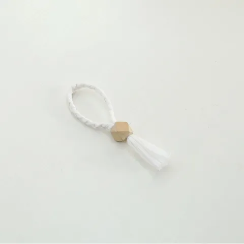 Hand Woven Paper Rope Water Hyacinth Wooden Bead Napkin Ring Western Table Decor Napkin Holder Tableware Accessory
