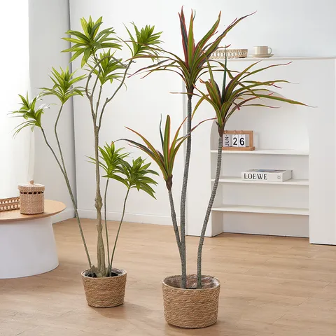 Natural Straw Woven Flower Pot Cover Handcrafted Desktop Plant Basket Japanese Style Home Decor Storage Pot