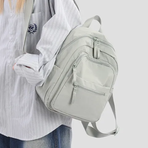 Damen Casual Leichtes Wasserabweisendes Nylon Rucksack Klein Reise Tagesrucksack Für Geschäftspendel Schule Buchtasche