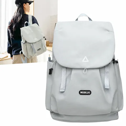 Damen Casual Nylon Rucksack Große Kapazität Reisetasche Leichte Outdoor Sport Laptop Schultasche Mode Tagesrucksack