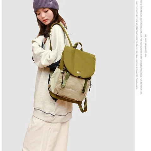Casual Reise Rucksack Große Kapazität Wasserdicht Leicht Schule Buch Tasche Pendeln Daypack Für Damen