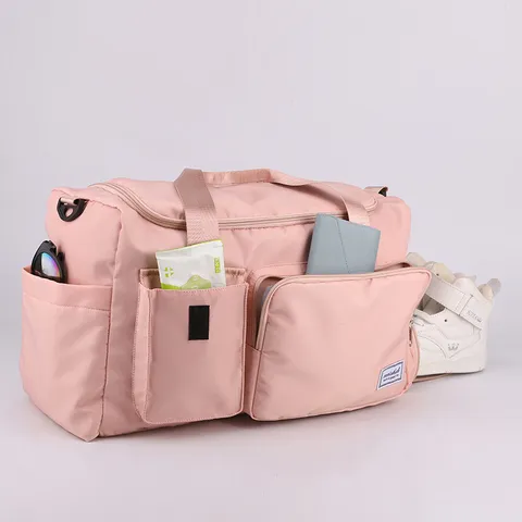Große Kapazität Wasserdichte Oxford Reise-Duffel-Tasche Fitness Gym Sport Gepäcktasche Mit Schuhfach Unisex