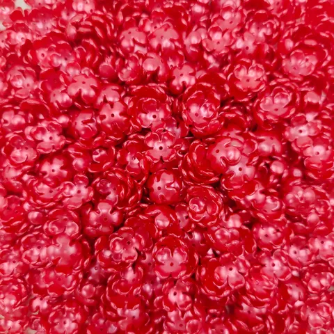 Pétales de Fleur de Trèfle en Résine Plastique Perles Artisanales DIY Perles en Vrac Nacrées pour Fabrication de Bijoux de Bouquet de Fleurs Fait Main
