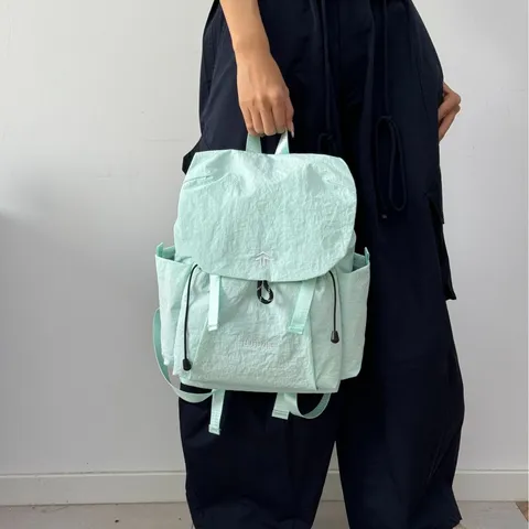 Japanischer Stil Lässiger Leichter Reise Rucksack Damen Mode Nylon Patchwork Schultasche Outdoor Daypack