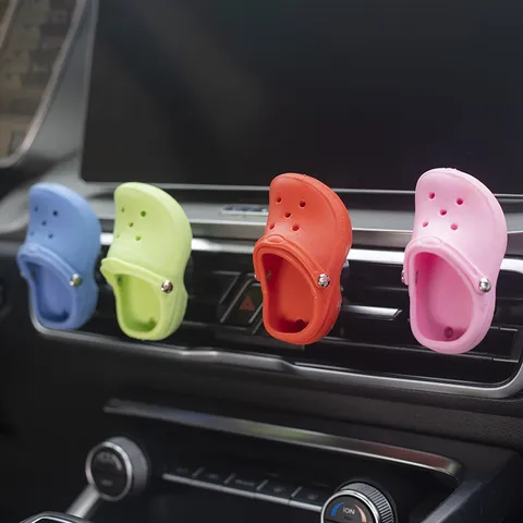 Mini Clog Form Auto Lüftungsschlitz Parfüm Clip Süßer Hausschuh Aromatherapie Diffusor Inneneinrichtung Auto Zubehör