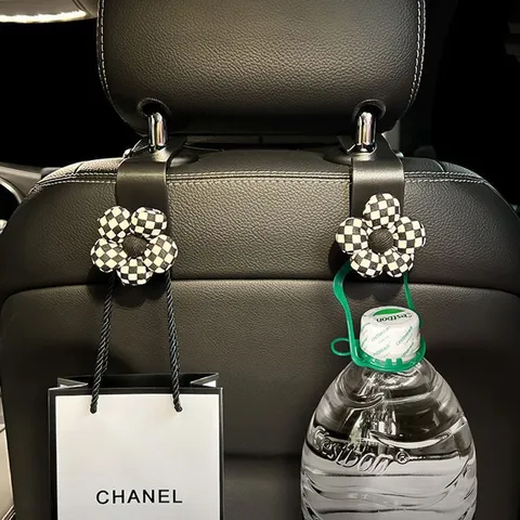 Auto Stoel Rugleuning Haak Multifunctioneel Schakering Bloemen Auto Interieur Opberg Organizer Universele Auto Accessoires
