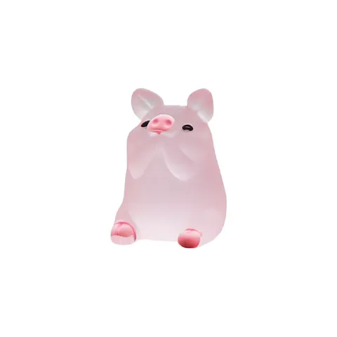 Leuke Roze Varken Auto Dashboard Ornamenten Cartoon Mini Hars Dier Figuur Set Auto Interieur Decor Accessoires
