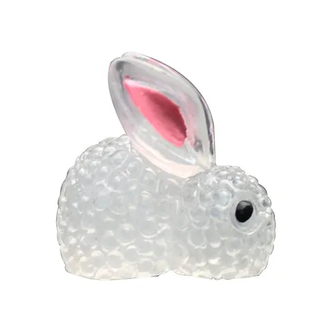 Cute Luminous Rabbit Car Ornament Resin Glow In The Dark Bunny Figurine Miniature Auto Interior Dashboard Decor Accessories