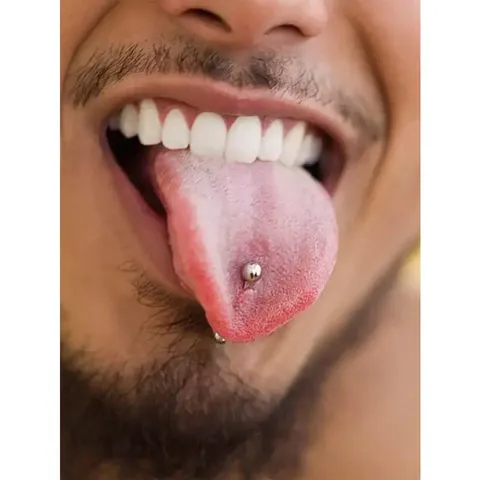 316L Stainless Steel Tongue Rings Nipple Rings Straight Barbell Studs Body Piercing Jewelry Mixed Styles Rhinestone Acrylic Ball Tongue Studs For Men Women