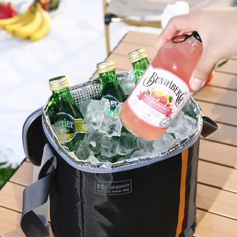 Verdikte Oxford Stof Geisoleerde Lunchtas Waterdicht Draagbaar Thermisch Voedsel Picnic Tas Met Schouderriem Voor Kantoorwerk