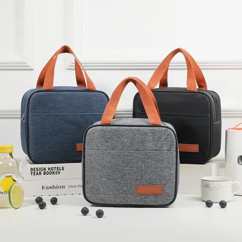 Waterdichte Geïsoleerde Tas Draagbare Thermische Koeltas Oxford Doek Voedsel Opslag Organizer Voor Werk School