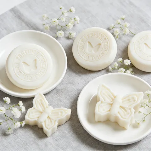 Hochzeit Gastgeschenke Schmetterling Und Runde Ätherische Öl Seife Geschenkbox Brautjungfer Kleines Geschenk Weiße Seife