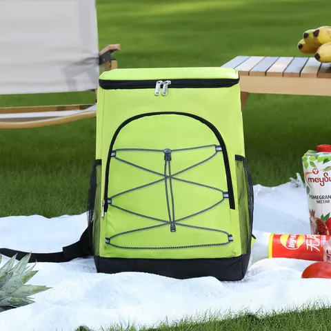 Waterdichte Geïsoleerde Koelrugzak Grote Capaciteit Thermische Reizen Picknick Tas Lichtgewicht Oxford Rugzak Voor Buiten