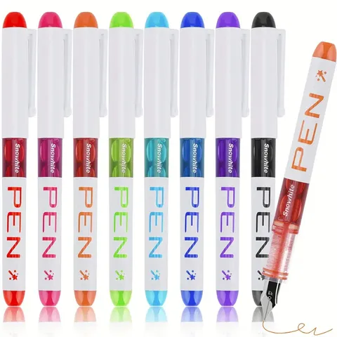 Stylo Plume Liquide Direct Plume EF Encre Colorée Stylo Signataire Grande Capacité Papeterie