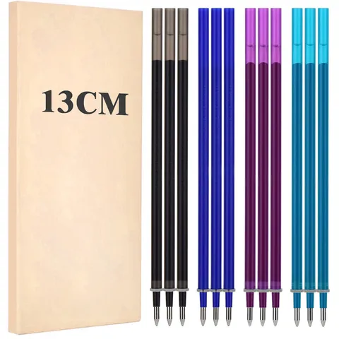 Ricambi per Penna Cancellabili Colorati Punta a Proiettile Inchiostro Termocancellabile Ricambi di Sostituzione per Scrittura Scolastica e Ufficio
