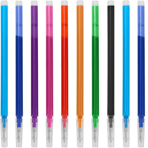 Refill per Penna Gel Cancellabile 0.7mm Multicolore Penne Roller Ricaricabili Scrittura Fluida Cancelleria