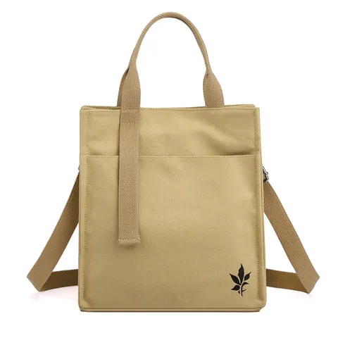 Borsa Tote in Tela Casual da Donna Grande Capacità Borsa a Tracolla Moda