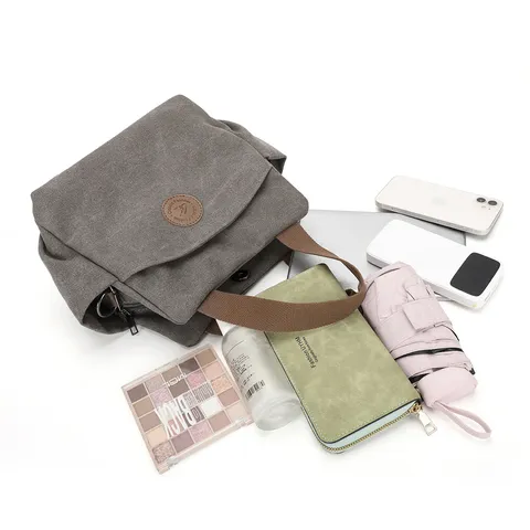Borsa a Tracolla in Tela Vintage da Donna Borsa Casual Borsa Piccola