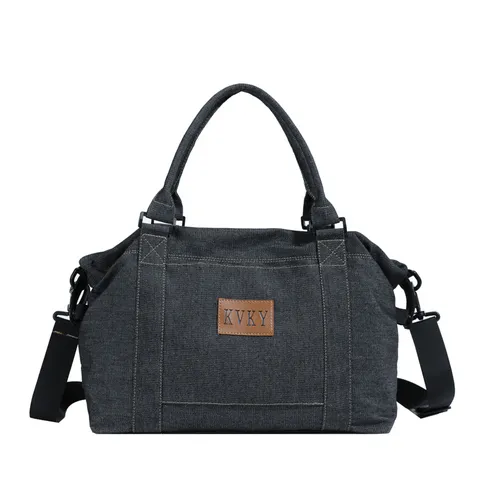 Borsa a Tracolla in Denim Stile Streetwear Americano Grande Capacità Tote Casual Borsa da Viaggio Retro Crossbody per Donna