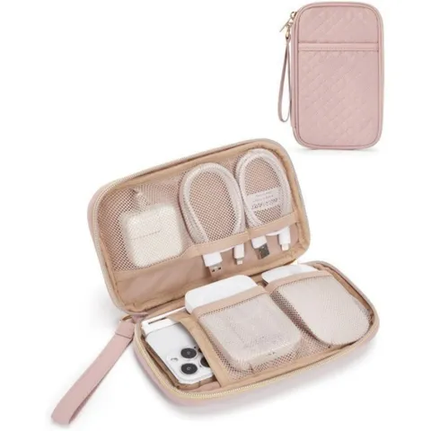 Travel Electronic Organizer Bag Portable Cable Storage Pouch Digital Accessories Carrying Case For Charger Power Bank
