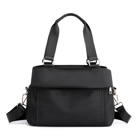 Borsa a Mano in Tessuto Oxford da Donna Grande Capacità Borsa a Tracolla Casual Multistrato Versatile