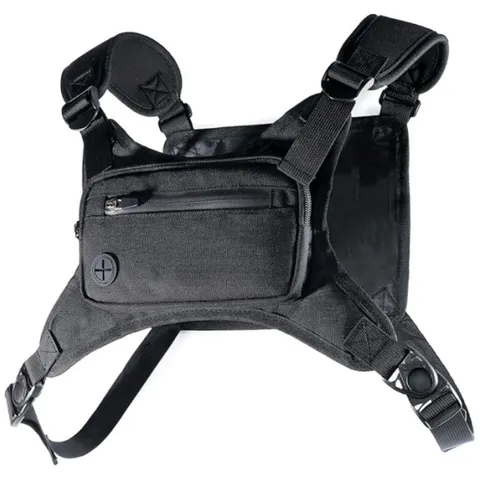 Men's Tactical Chest Bag Outdoor Running Sports Vest Phone Bag Portable Cycling Nylon Multi Pocket Utility Bag