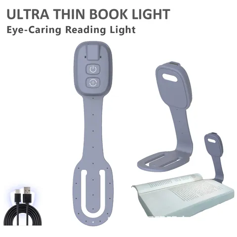 Draagbare LED Leeslamp Oplaadbare Clip-on Boeklamp Oogbeschermende Bureaulamp USB Aangedreven Leeslamp Voor Slaapkamer