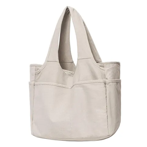 Women Casual Nylon Tote Bag Large Capacity Multipurpose Handbag Stylish Shoulder Bag For Work Travel Beach