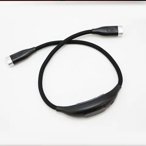 Portable LED Neck Reading Light USB Rechargeable Book Light Flexible Dual Head Eye Protection Night Running Lamp