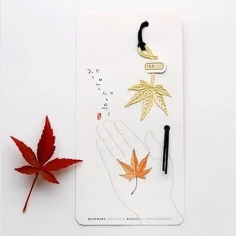 Metal Bookmark Vintage Hollow Leaf Plant Bookmark For Office School Stationery Reading Gift