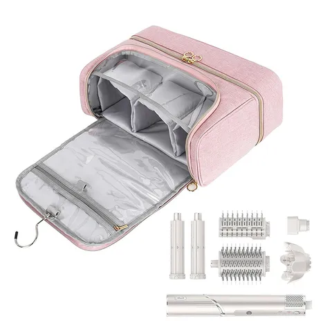 Travel Hair Dryer Storage Bag Portable Hanging Toiletry Organizer Waterproof Nylon Cosmetic Makeup Case For Women