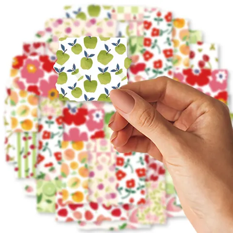 Japanese Style Washi Tape Cute Cherry Strawberry Fruit Floral Decorative Masking Tape For Journal DIY Craft