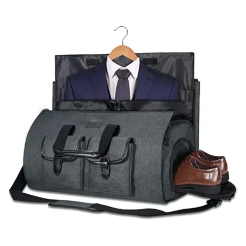 Multifunctional Travel Garment Bag Large Capacity Folding Suit Storage Waterproof Business Duffel Bag For Men Women
