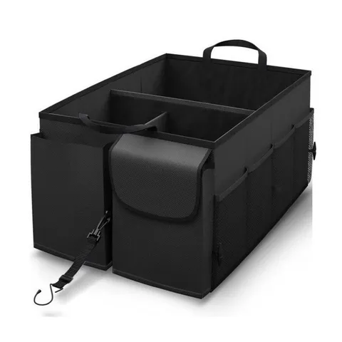 Large Foldable Car Trunk Organizer Multi-Compartment Storage Box Oxford Cloth Auto Storage Bin For Travel Car Interior