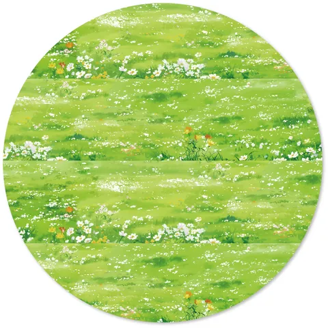 Pastoral Style Grass and Wildflower Decorative Washi Tape Desk Stationery Adhesive Tape For Office School Daily Craft