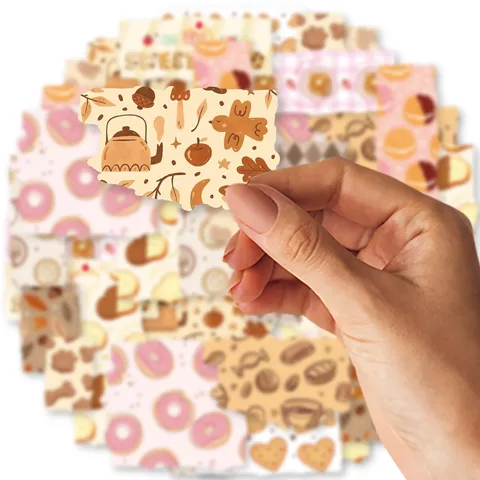 Japanse Stijl Brood Dessert Washi Tape Decoratieve Plakband Voor Studenten Dagboek Scrapbooking DIY Ambacht