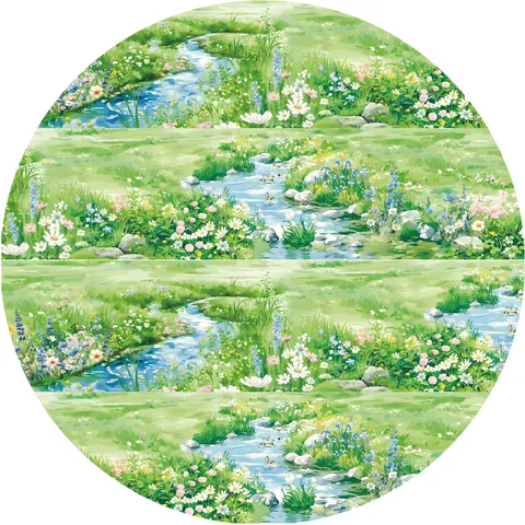Creative Landscape Oil Painting Style Washi Tape Sticker Material DIY Journal Scrapbooking Decorative Stationery