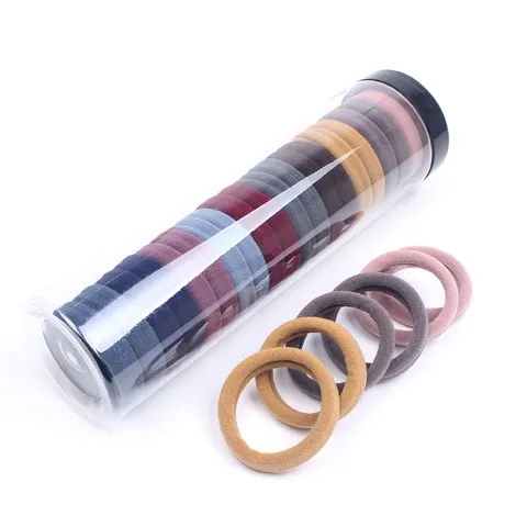 Nahtlose Haargummis Gestrickte Frottee Haarbaender Hoher Pferdeschwanz Halter Elastische Haarbaender Minimalistisch Taegliche Haaraccessoires