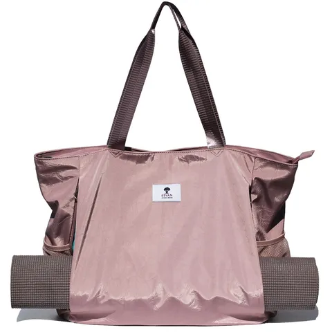 Sac de Sport de Fitness Imperméable pour Femmes Yoga Entraînement Voyage Duffel Bag Léger Séparation Humide et Sèche Bandoulière