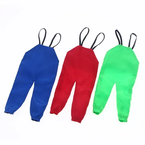 Dollhouse Miniature Overalls Rain Pants BJD Doll Clothes Outdoor Camping Fishing Scene Decoration Accessories Fabric