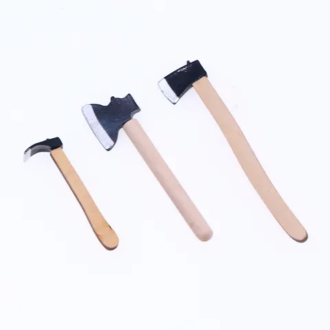 Dollhouse Miniature Wooden Garden Tool Set Mini Micro Landscape Doll Accessories Tool Model Miniature Craft Toys