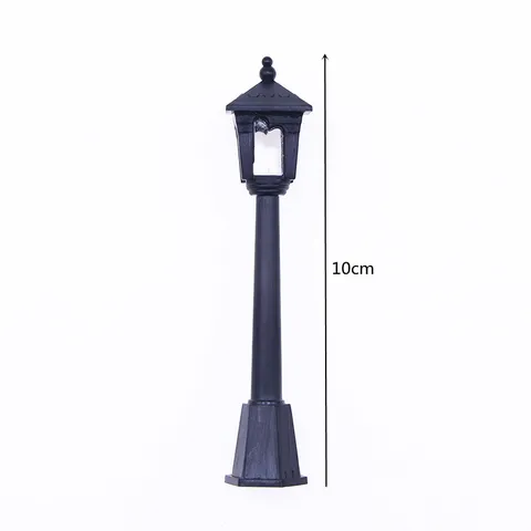 Dollhouse Christmas Miniature Plastic Street Lamp Garden Micro Landscape Decoration