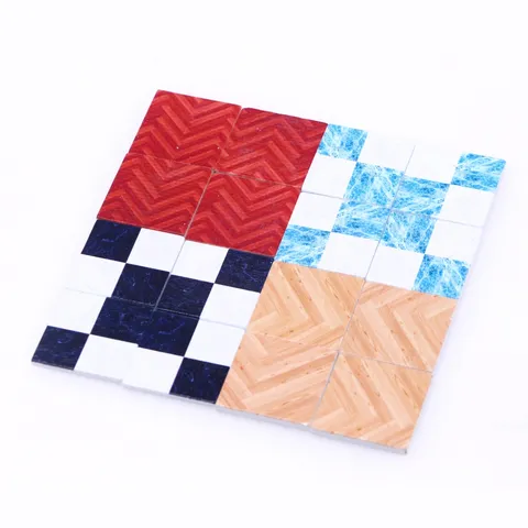 Mini Piastrelle in Legno per Casa delle Bambole OB11 Micro Scene Retro Venatura del Legno Accessori Fotografici Accessori per Bambole